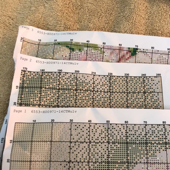 New in Package Golden Panna 44x58cm Counted Cross Stitch Kit - Picture 4 of 6